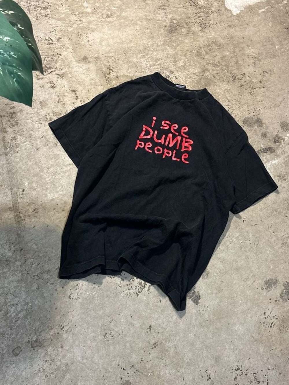 Vintage Y2K Loser One Step Down I See Dumb People Graphic T-Shirt